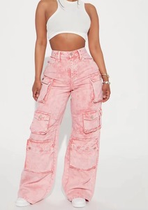 Pantalones Casuales de Cintura Elástica para Mujer, Pantalones de Trabajo de Pierna Recta para Mujer, Pantalones de Cintura Alta Elásticos para Mujer - Product Image 3