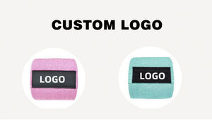 Bandes de Résistance pour Entraînement des Fessiers et des Jambes, Cercles de Yoga Élastiques en Polyester, Coton et Latex pour la Remise en Forme - Product Image 3