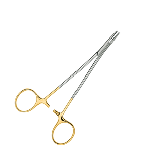 Portaagujas Crile Wood Perma Sharp para Zurdos, 15 cm, Instrumento Quirúrgico Dental, Kit de Herramientas de Sutura de Acero Inoxidable - Product Image 2