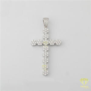 Pendentif spirituel personnalisé avec diamant de laboratoire, design de bijoux luxueux et brillant, collier hip-hop. - Product Image 6