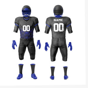 Sports Wear American Uniform Kit Polyester Made Youth Club Training American Football Uniforms Set With Sublimation Design sets - Product Image 5