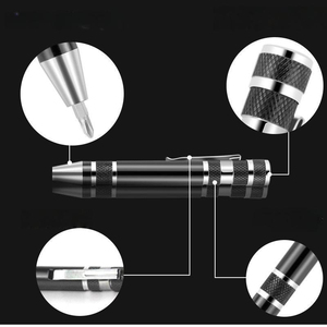 Stylo multifonction 8 en 1 avec logo personnalisé, tournevis portable, outil de réparation de poche en alliage d'aluminium pour l'électronique et la maintenance DIY - Product Image 6