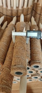 Bendable Moss Pole <b>for</b> Climbing <b>Plants</b> Flexible Coconut Fiber <b>Plant</b> Support Stake Bendy Coco Pole <b>for</b> Monstera Custom Size - Product Image 5