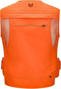 Nouveau Gilet de Pêche pour Hommes, Veste de Travail d'Extérieur à Séchage Rapide, Gilet de Chasse Réversible avec Multiples Poches - Product Image 4