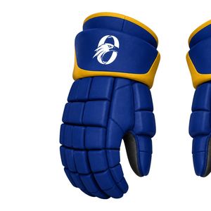Gants de hockey sur glace personnalisés couleur or unisexe professionnels de protection antidérapants avec sangle de poignet réglable respirants et légers - Product Image 2