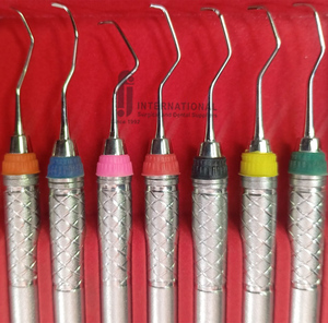 Offre Spéciale – Curettes Dentaires Gracey en Acier Inoxydable de Qualité Supérieure, 7 Pièces, Manche Creux, Poignée Ergonomique Manuelle, Argent, Classe I - Product Image 5