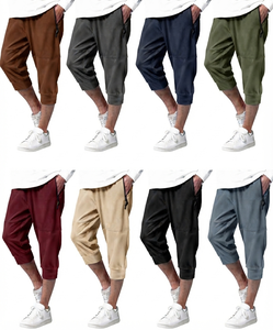 Shorts d'été personnalisés pour hommes grandes tailles, coupe fuselée, jambes larges, décontractés, sportifs, avec cordon de serrage, pour le basketball et le streetwear - Product Image 6