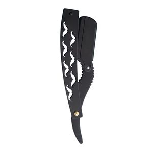 MORJE Surgical Stainless Steel Straight <b>Razor</b> Single <b>Blade</b> For Barber Shop Face Shaving Male Use Plastic Handle - Product Image 3