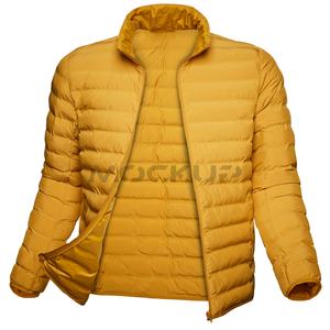 Manteau matelassé pour hommes, veste de base, solide et décontractée, matelassé - Product Image 1