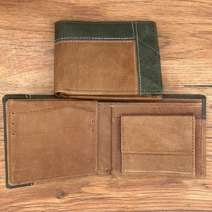 Cartera de cuero genuino de vaca 100% personalizada superventas de calidad de exportación para hombres al mejor precio al por mayor - Product Image 5