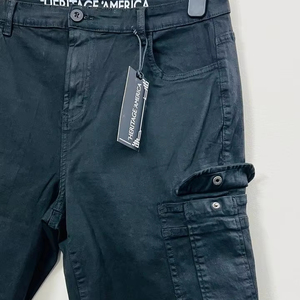 Shorts cargo décontractés pour homme, de haute qualité, respirants, à séchage rapide, 6 poches, 100% coton, taille unie, collection hiver - Product Image 2