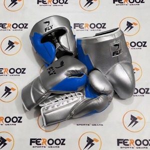 Kit d'entraînement en cuir de qualité supérieure, gants de sparring à lacets, équipement de protection pour la tête - Product Image 4