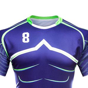 Nuevo diseño personalizado Unisex equipo profesional Rugby uniforme Oem servicio transpirable nueva moda Rugby uniformes - Product Image 5