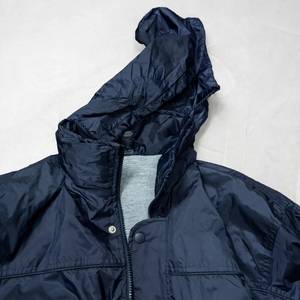 Chaqueta Cortavientos Azul Marino Personalizada con Logotipo para Hombre, Chaqueta Impermeable Ligera con Capucha, Uniforme de Trabajo - Product Image 4