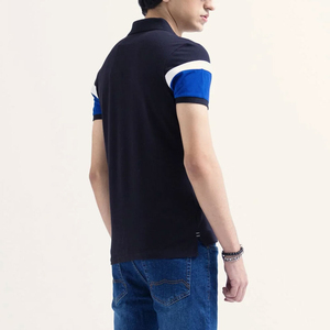 ผู้ผลิตเสื้อโปโลปักโลโก้ขายส่ง เสื้อโปโลชาย ผ้าฝ้าย 100% ปิเก้ แขนสั้น ทรงเข้ารูป สวมใส่สบาย รับสั่งทำ - Product Image 4