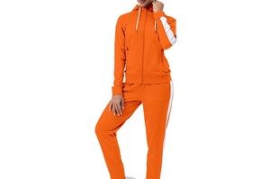 Nuevo Conjunto Deportivo para Mujer, Diseño Sólido y Moderno con Cuello Alto, Estilo de Moda, Tela Resistente, Precio Económico - Product Image 6
