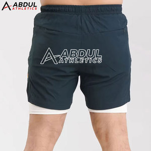 Shorts de sport durables pour hommes, conçus pour les séances d'entraînement intenses, les séances de gym et la course en plein air, avec un matériau flexible et résistant. - Product Image 4