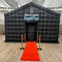 Tente de discothèque gonflable géante personnalisable avec logo pour fêtes, gazebo de jardin, fournitures de fête, en tissu Oxford et PVC imperméable