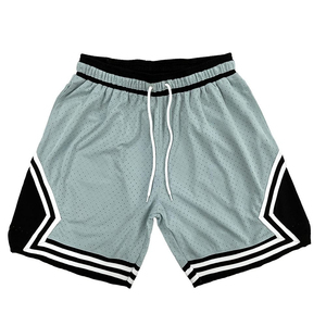 Shorts de basketball en mesh sublimé, motif personnalisé, haute qualité, très demandés, pour les matchs prolongés. - Product Image 1