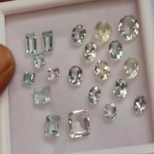 145 pièces d'aquamarine bleue naturelle, ovales 5x3, 5x4, 7x5mm, à facettes 3, 4, 5mm, 104 carats, Iroc Sales Beruj, pierres précieuses en vrac, 156 USD - Product Image 4