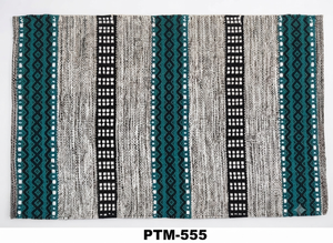 Tapis moderne en coton rayé, tapis antidérapant pour salon, tapis rectangulaire à tissage plat, tapis en coton pour salon PTM-555 - Product Image 2
