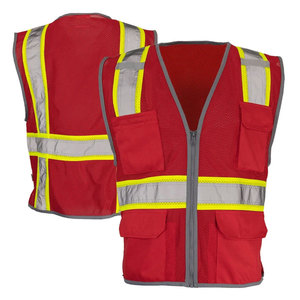 เสื้อกั๊กนิรภัยสำหรับผู้ชาย OARH INT INDUSTRY MAS-1735 2026 รุ่นพิเศษ ขายส่ง ปรับแต่งได้ สะท้อนแสง หลายกระเป๋า มองเห็นได้ชัดเจน 100% - Product Image 6