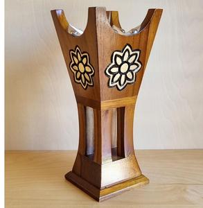 Quemador de incienso árabe hecho a mano de resina y madera, quemador de Bakhoor para Ramadán, quemador de Bakhoor árabe, decoración de interiores para el hogar y la oficina. - Product Image 5