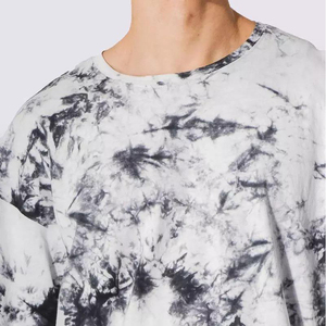 Custom OEM 100% Cotton Acid Washed T-shirt Vintage Full All Over Screen Printed Graphic Drop Shoulder Tee T Shirt - Product Image 2