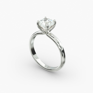 Premium Quality 925 Sterling <b>Silver</b> Round Brilliant Cut Moissanite <b>Solitaire</b> <b>Ring</b> Classic Wedding Engagement Fine Jewelry - Product Image 4
