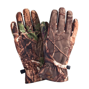 Hunting Gloves OEM Manufacturer Custom Logo Private Label Camo Waterproof Anti Slip Tactical Gloves Bulk Wholesale - Product Image 2