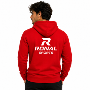 เสื้อฮู้ดดี้ลำลองพรีเมียมสำหรับผู้ชาย ทรงสวมใส่สบาย พร้อมคุณสมบัติสั่งทำพิเศษ เหมาะสำหรับทุกวันอย่างมีสไตล์ โดย Ronal Sports - Product Image 4