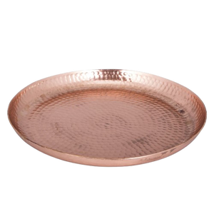 Bandeja de Servir Rectangular de Cobre Martillado, Hecha a Mano, de Lujo, para Decoración de Hoteles, Restaurantes y Hogares - Product Image 3