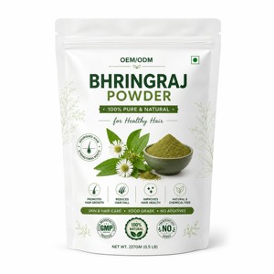 Polvo de Hojas de Bhringraj OEM de Alta Calidad, 100% Puro y Natural, Polvo de Hoja de Eclipta Alba para el Crecimiento del Cabello y Nutrición del Cuero Cabelludo - Product Image 1