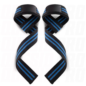OEM Custom Logo Lifting Wrist <b>Straps</b> for Weightlifting Gym Deadlift Workout Cotton Padded Wrist Support <b>Straps</b> for Men Women - Product Image 2