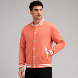 Chaqueta Universitaria de Lana con Comodidad Premium, Transpirable, Talla Grande, Ropa de Invierno - Estilo Deportivo Clásico y Moda sin Esfuerzo - Product Image 1