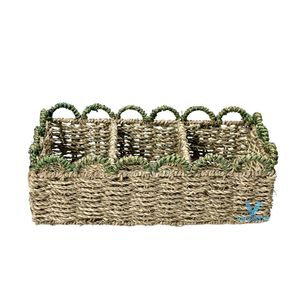 Vietrustic – Supports à ustensiles en jonc de mer faits à la main, écologiques, qualité commerciale, finition naturelle, plateau de rangement pour la décoration intérieure (vente en gros) - Product Image 1