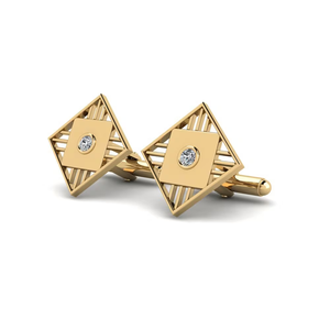 Boutons de manchette pour homme en or 9 carats, bijoux fins de haute qualité, design personnalisé, accessoires de mariage, cadeaux d'affaires et vêtements de cérémonie - Product Image 2