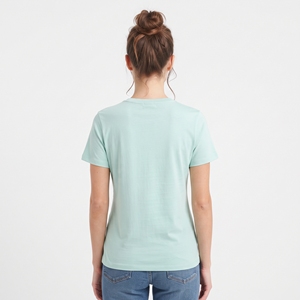 เสื้อยืดลายดอกไม้สำหรับผู้หญิง แขนสั้น คอกลม ทรงปกติ พิมพ์ลายสีสันสดใส เสื้อเจอร์ซีย์ลำลอง แฟชั่นฤดูร้อน ระบายอากาศได้ดี - Product Image 2
