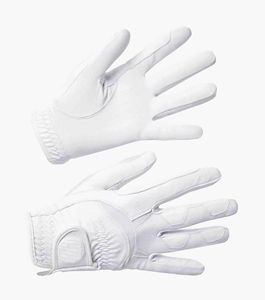 Gants d'équitation de luxe en cuir véritable de qualité supérieure, fermeture auto-agrippante, respirants, pour femmes, pour l'équitation, le vélo et les compétitions - Product Image 5
