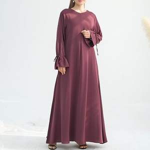 Abayas Islamiques Élégantes à Manches Longues pour Femmes du Moyen-Orient – Couleur Unie Tendance – Vêtement d'Extérieur Décontracté – Nouvelle Collection Très Demandée - Product Image 6