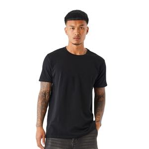 100% algodón de alta calidad logotipo personalizado hombres impresión personalizada camiseta impresión lisa de gran tamaño camiseta hombres Casual camisetas stock - Product Image 1