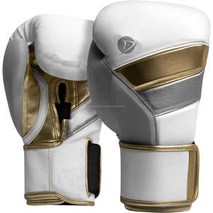 Gants de boxe thaïlandaise professionnels de qualité supérieure en gros, personnalisables, en cuir PU, protection UV, évacuation de l'humidité, sangle de poignet réglable - Product Image 5