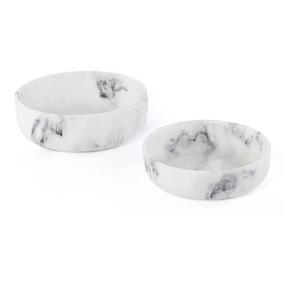 Tazones Redondos Grandes de Resina Ecológicos y Modernos para Frutas y Ensaladas, Tazones para Servir Hechos a Mano de Alta Calidad - Product Image 1