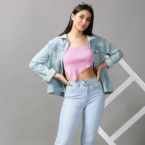 Nuevo y elegante top corto ligero de verano para mujer, top corto sexy a precio económico para mujer. - Product Image 5