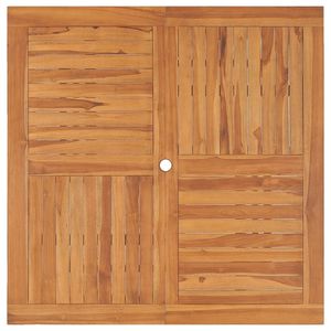 Tavolo da Giardino Durevole in Legno Teak Caldo 43.3x43.3x29.5 Pollici, Resistente ed Elegante - Product Image 4
