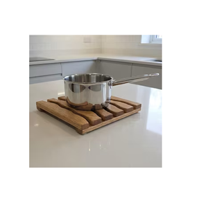Protector de Mesa de Madera con Acabado Natural, Salvamanteles de Madera Elegantes y Ecológicos, Salvamanteles de Madera Resistentes al Calor, Soporte para Ollas - Product Image 2