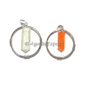 Colgantes de lápiz de sodalita curativa, compra de colgantes de lápiz de cristal - Product Image 4