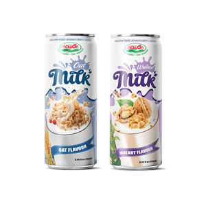 Wholesale 250ML <b>Canned</b> Nawon Nut Milk Drinks Pitaschio Flavor Vegan <b>Fruit</b> Milk Nut Milk Beverage OEM Private Label Free Sample - Product Image 2