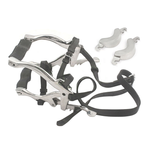 Espéculo de boca de caballo Mordaza Flotadores dentales equinos Juego de escofina Instrumentos quirúrgicos veterinarios de acero inoxidable UAMED LTD CE ISO13485 - Product Image 5