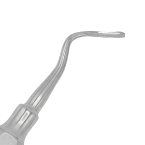 Elevador Apical # Instrumento Quirúrgico de Extracción Dental con Punta Angulada Izquierda de 3mm, de Acero Inoxidable, para Elevación de Raíces - Product Image 4